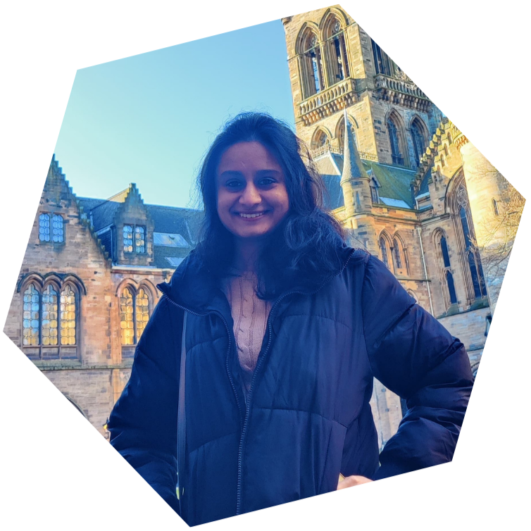 Photo of Haeli Toprani, Strategic Insight and Policy Analyst in a hexagon