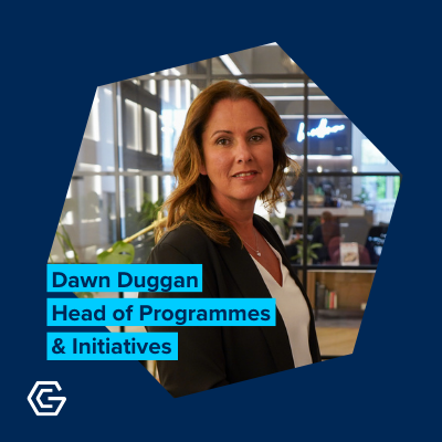Photo of Dawn Duggan, Head of Programmes and Initiatives